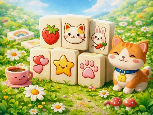 Play Cartoon Mahjong